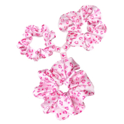 GLOV - *Barbie* - Pack de 3 coleteros scrunchie - Pink Panther