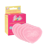 GLOV - *Barbie* - Set de discos desmaquillantes reutilizables Heart shaped