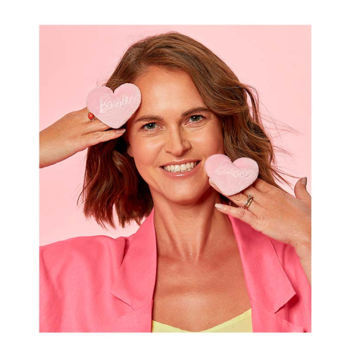 GLOV - *Barbie* - Set de discos desmaquillantes reutilizables Heart shaped