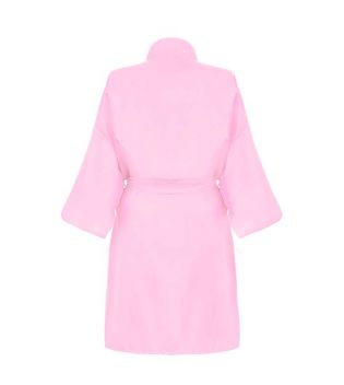 GLOV - Bata de toalla ultra absorbente Kimono Style - Rosa