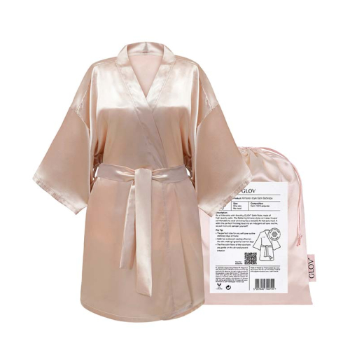 GLOV - Bata satén Kimono Style - Champán