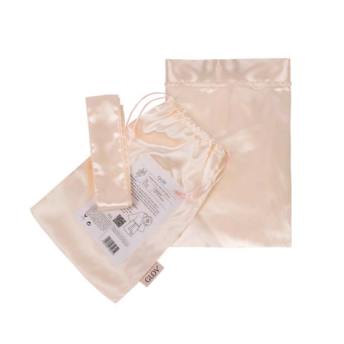 GLOV - Bata satén Kimono Style - Champán