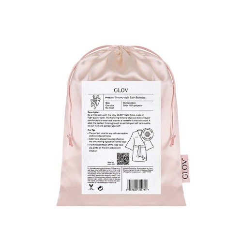 GLOV - Bata satén Kimono Style - Champán
