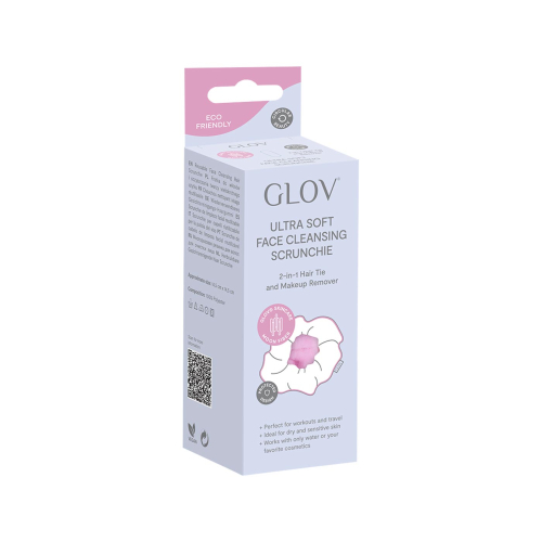 GLOV - Limpiador y coletero scrunchie Ultra Soft Face Cleansing