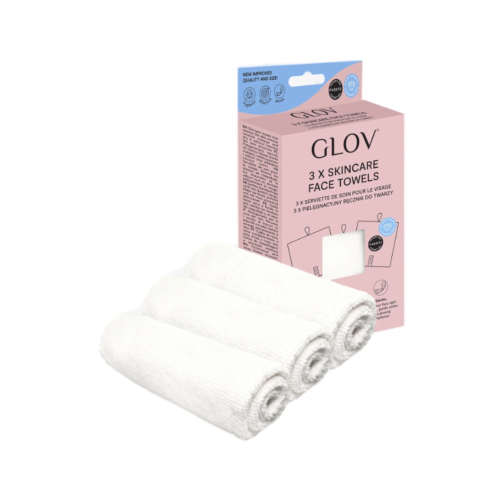 GLOV - Pack 3 toallas para rostro de microfibra Luxury Face
