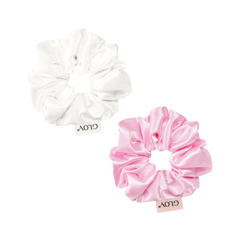 GLOV - Pack de 2 coleteros Satin Scrunchies talla M