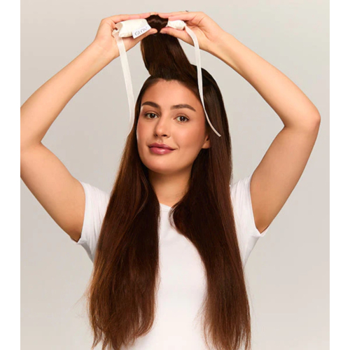 GLOV - Rulos para rizar el cabello sin calor Ribbon Rollers - Blanco