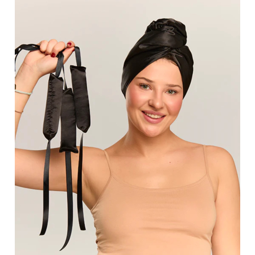 GLOV - Rulos para rizar el cabello sin calor Ribbon Rollers - Rosa