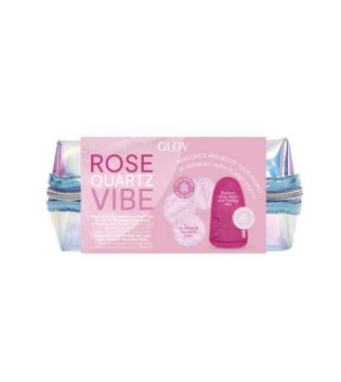 GLOV - Set limpieza corporal y facial Rose Quartz Vibe