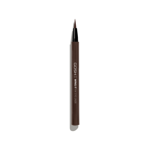 Gosh - Delineador de ojos líquido Wing it Ink - 002: Intense Brown