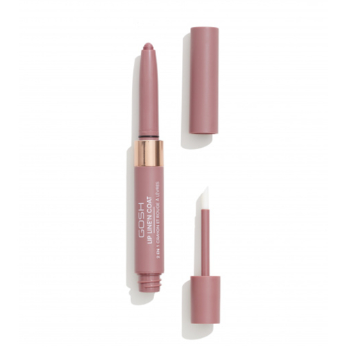 Gosh - Labial 2 en 1 Lip Line'n Coat - 001: Ruby Chocolate