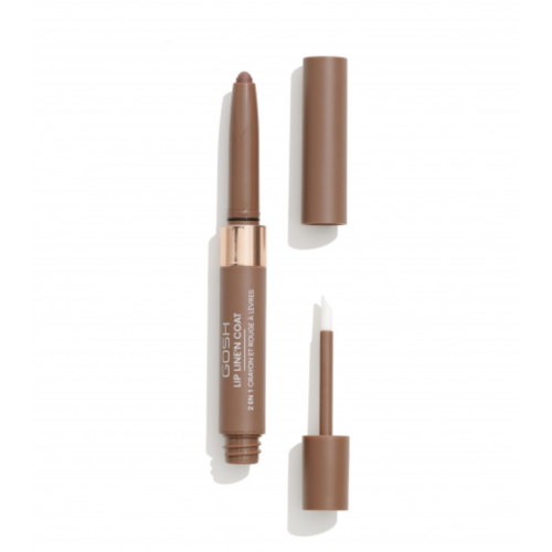 Gosh - Labial 2 en 1 Lip Line'n Coat - 004: Caramel Toffee