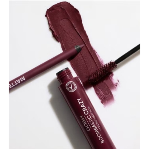 Gosh - Lápiz delineador de ojos Matte Eye Liner - 021: Burgundy