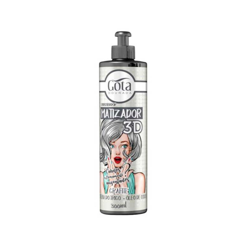 Gota Dourada - Acondicionador matizador 3D - Cabello gris