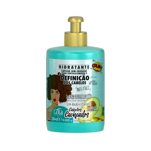 Gota Dourada - Crema de peinado fortalecedora para cabello rizado