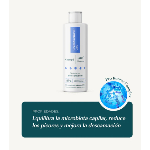 Green Cornerss - Champú de guisante - Cuero cabelludo sensible