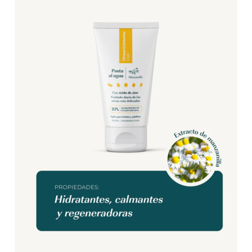 Green Cornerss - Pasta al agua con manzanilla para la prevención de irritaciones