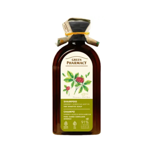Green Pharmacy - Champú con Ginseng - Cuero cabelludo sensible