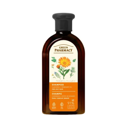 Green Pharmacy - Champú para cabello normal y graso - Calendula