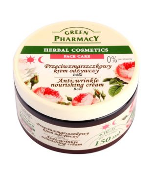 Green Pharmacy - Crema antiarrugas para piel mixta - Rosa