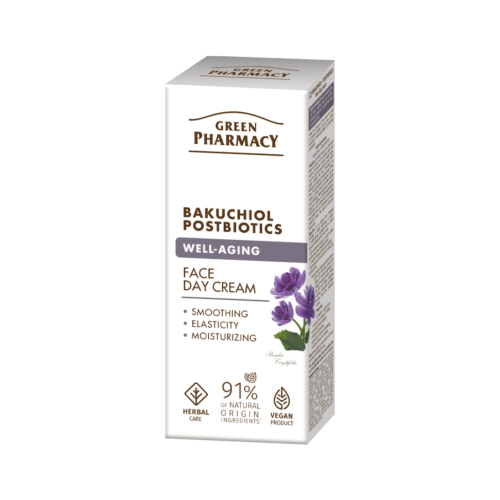 Green Pharmacy - Crema facial antiedad de día - Backuchiol + Postbióticos