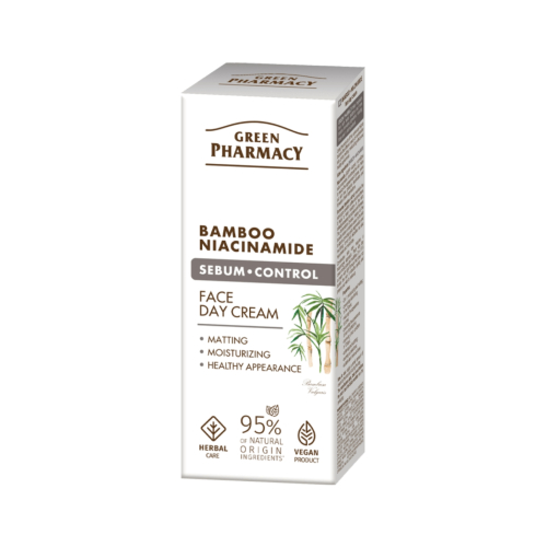 Green Pharmacy - Crema facial control de sebo día - Bambú + Niacinamida