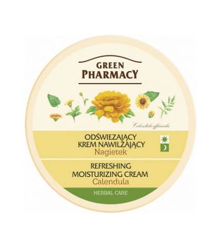 Green Pharmacy - Crema hidratante y refrescante para piel seca - Caléndula