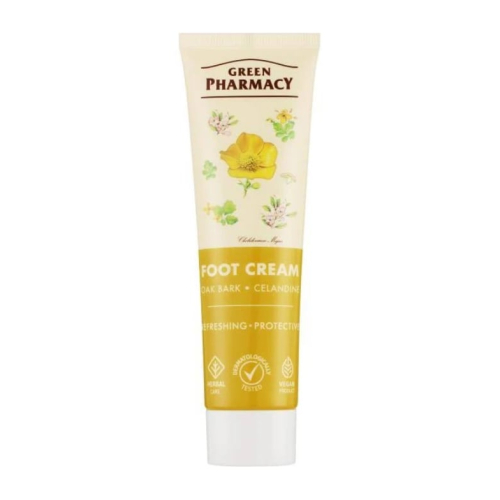 Green Pharmacy - Crema para pies protectora - Roble y celidonia