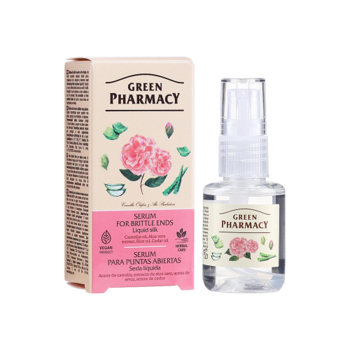 Green Pharmacy - Sérum seda líquida para puntas abiertas