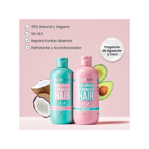 Hairburst - Set de champú y acondicionador For Longer Stronger Hair