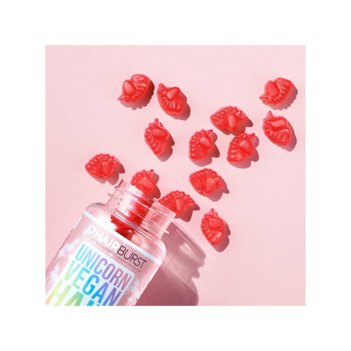 Hairburst - Vitaminas veganas masticables para cabello Unicorn