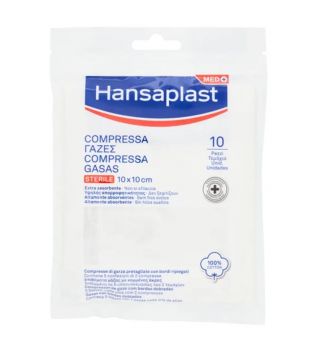 Hansaplast - Gasas suaves - 10 Unidades