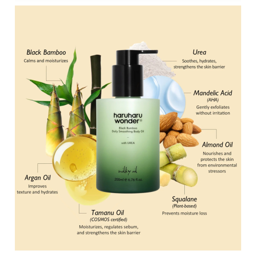 Haruharu Wonder - Aceite corporal Black Bamboo