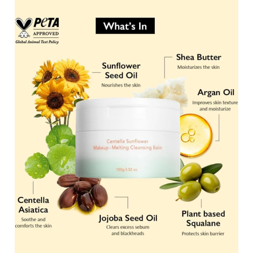 Haruharu Wonder - *Centella* - Bálsamo limpiador Centella Sunflower