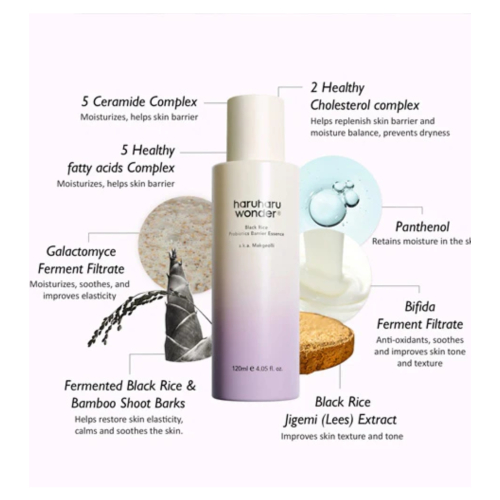 Haruharu Wonder - Esencia facial reafirmante Black Rice Probiotics Barrier