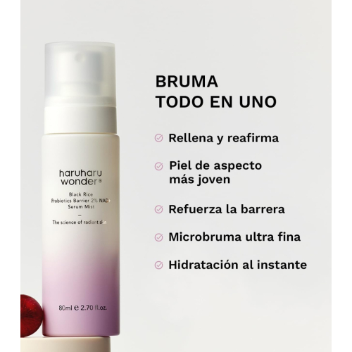 Haruharu Wonder - Sérum en bruma Black Rice Probiotics Barrier 2% NAD+