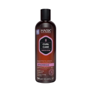Hask - Champú hidratante Curl Care - Aceite de coco, aceite de argán y vitamina E