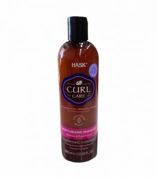 Hask - Champú hidratante Curl Care - Aceite de coco, aceite de argán y vitamina E