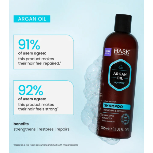 Hask - Champú Reparador - Argan Oil 355ml