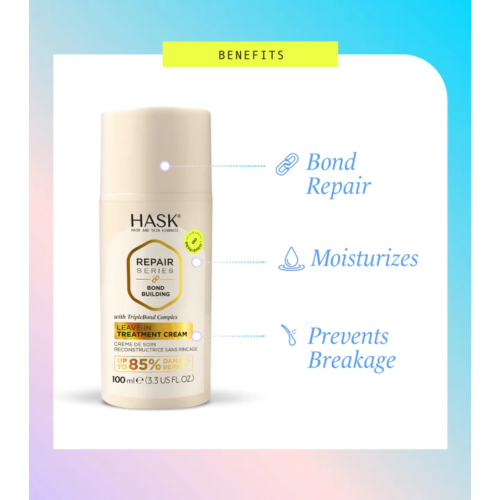 Hask - *Repair Series* - Crema sin aclarado Leave-in Bond Building