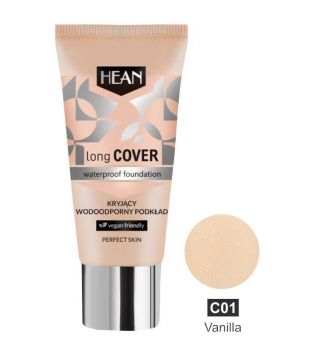 Hean - Base de maquillaje Long Cover - C01: Vanilla
