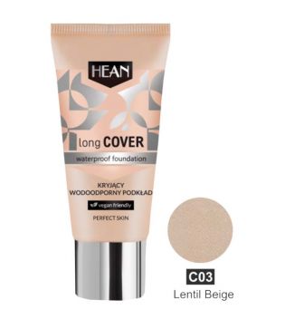 Hean - Base de maquillaje Long Cover - C03: Lentil Beige