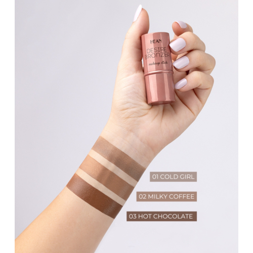 Hean - Bronceador en stick Desire Bronzer - 03: Hot Chocolate