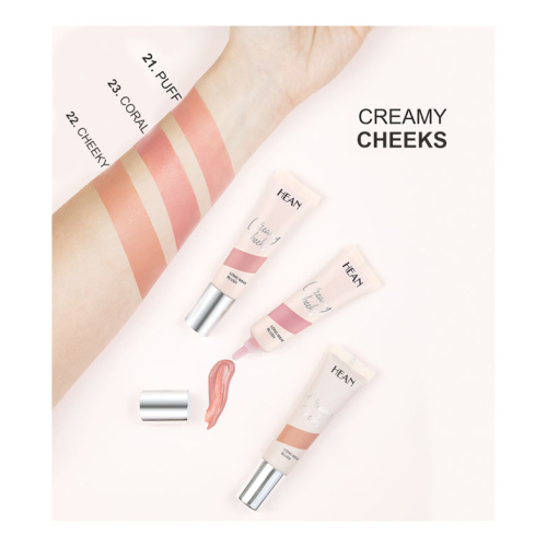 Hean - Colorete en crema Creamy Cheeks - 23: Coral