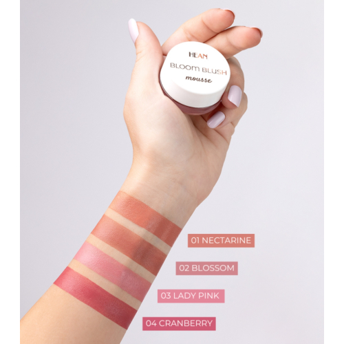 Hean - Colorete en mousse Bloom Blush - 02: Blossom