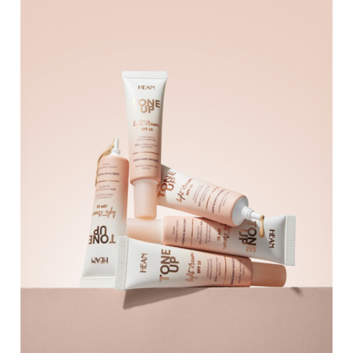 Hean - Crema facial tonificante con color Tone Up SPF15 - T04: Warm