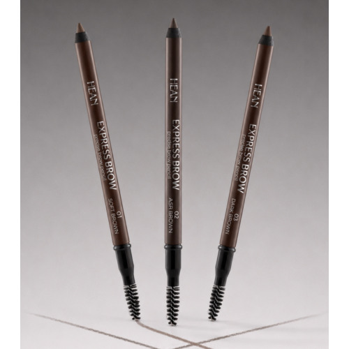 Hean - Lápiz de cejas Express Brow - 02: Ash Brown