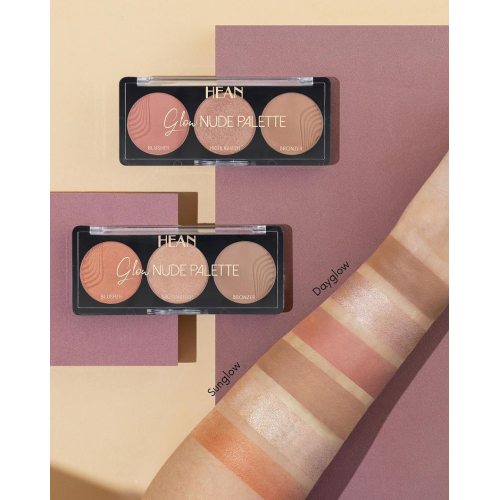 Hean - Paleta de rostro Glow Nude Palette - Dayglow