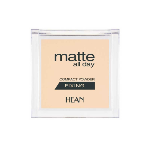 Hean - Polvo Fijador Matte all Day Compact Powder - 500: Soft Beige