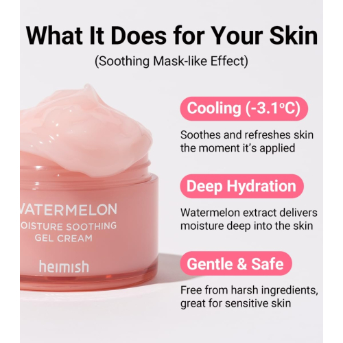 Heimish - Crema gel hidratante Watermelon Moisture Soothing